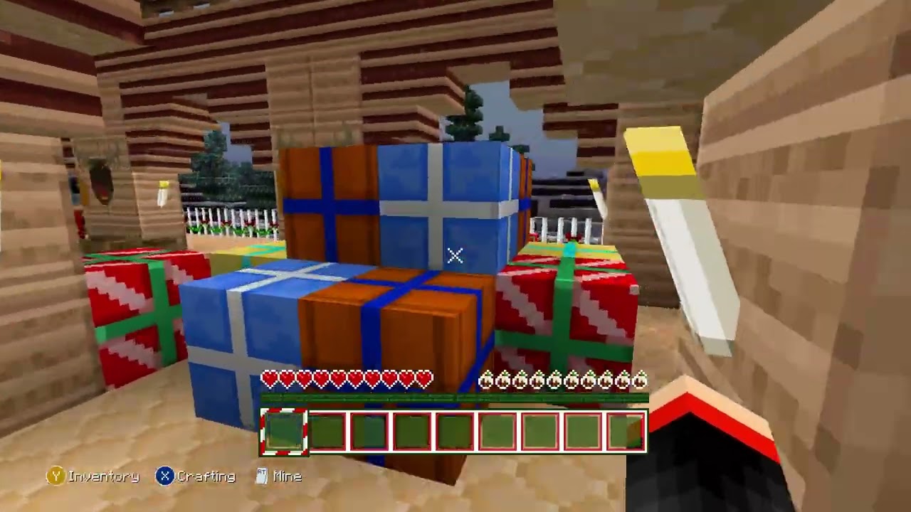 Minecraft Xbox 360 Edition Festive World Gameplay Re-Playthrough