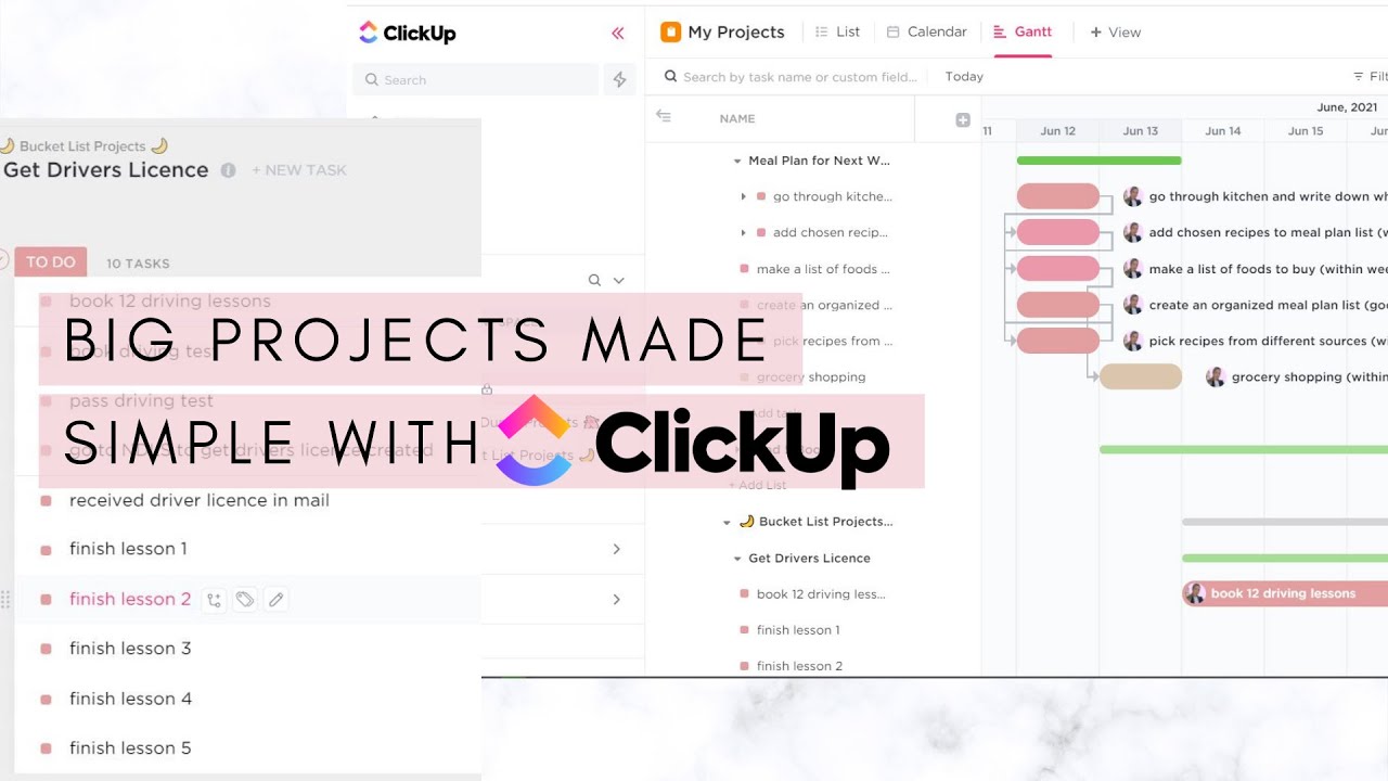 How To Break Down Huge Project Into Doable Tasks (with ClickUp)