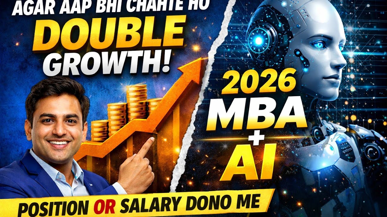 “MBA + AI: 2026 Ka Sabse Powerful Career Combination | Double Growth in Salary& Position”#motivation