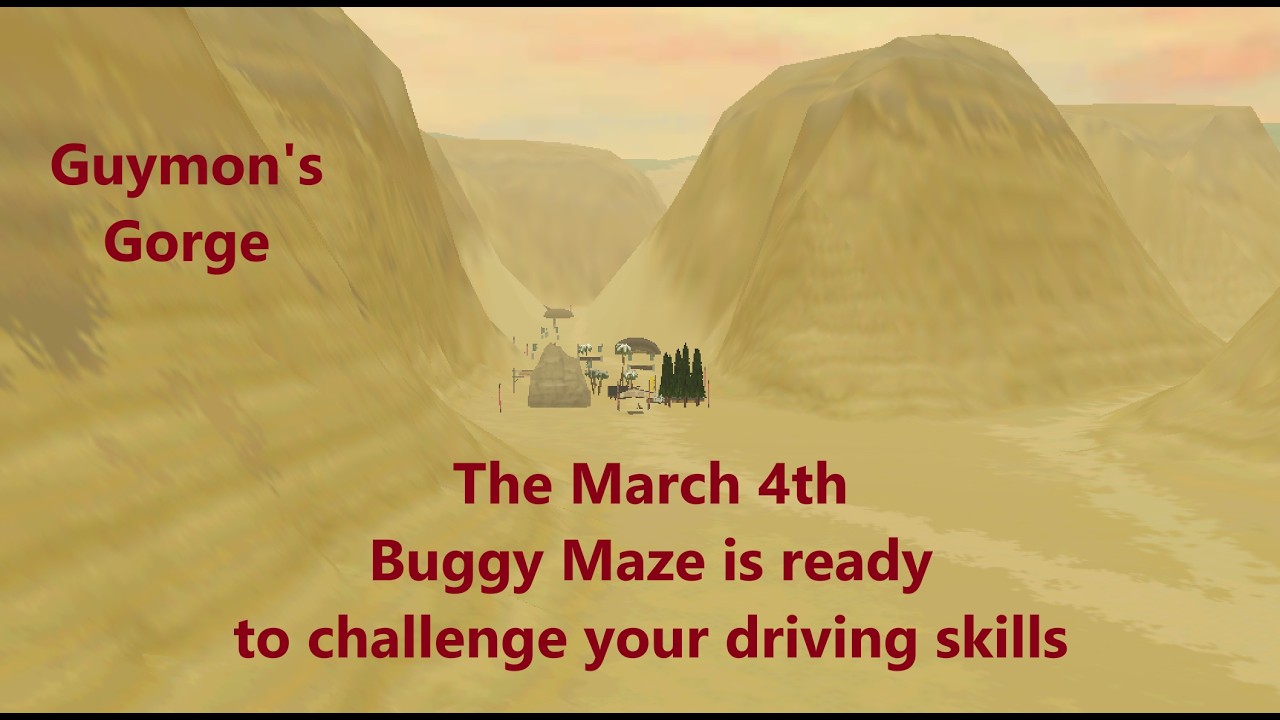 2026 03 04 Guymon's Gorge Buggy Maze
