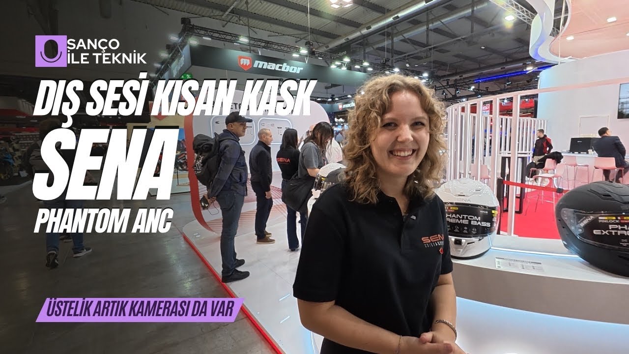 Dış gürültüyü kısan kask olur mu? Olur, Sena yapmış