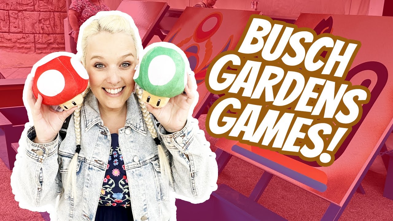 New Carnival Games at Busch Gardens Tampa Bay!