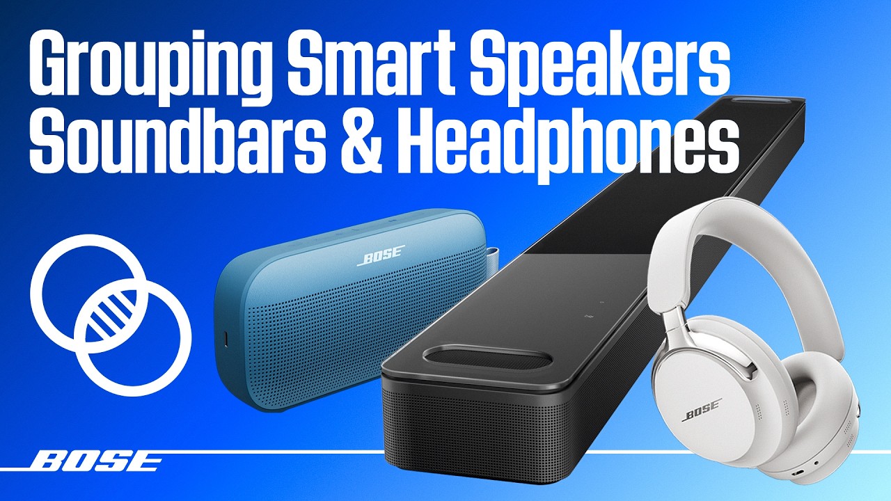 How to Group Soundbars, Speakers, and Headphones &ndash; Bose Support