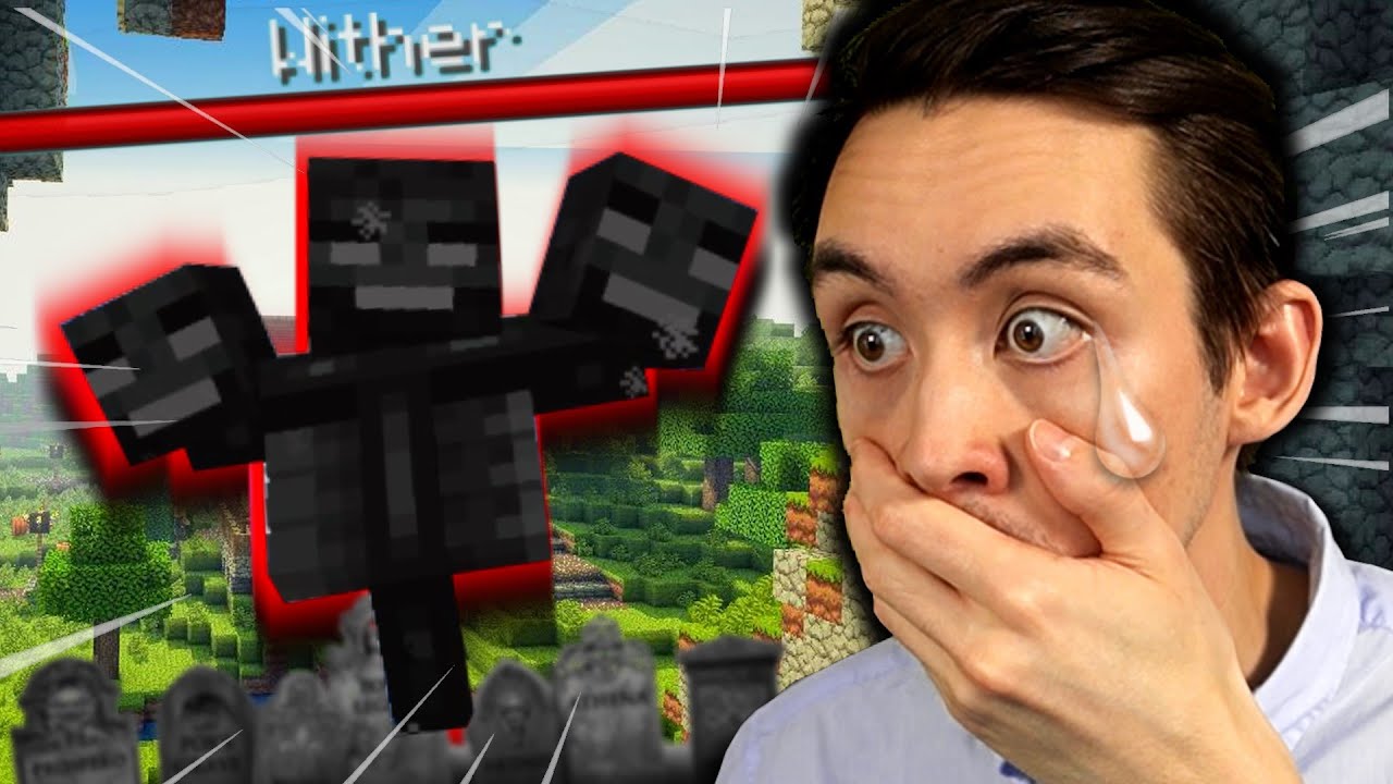 Haastoin WITHERIN ja jouduin tekemään HAUTAUSMAAN Minecraftissa!
