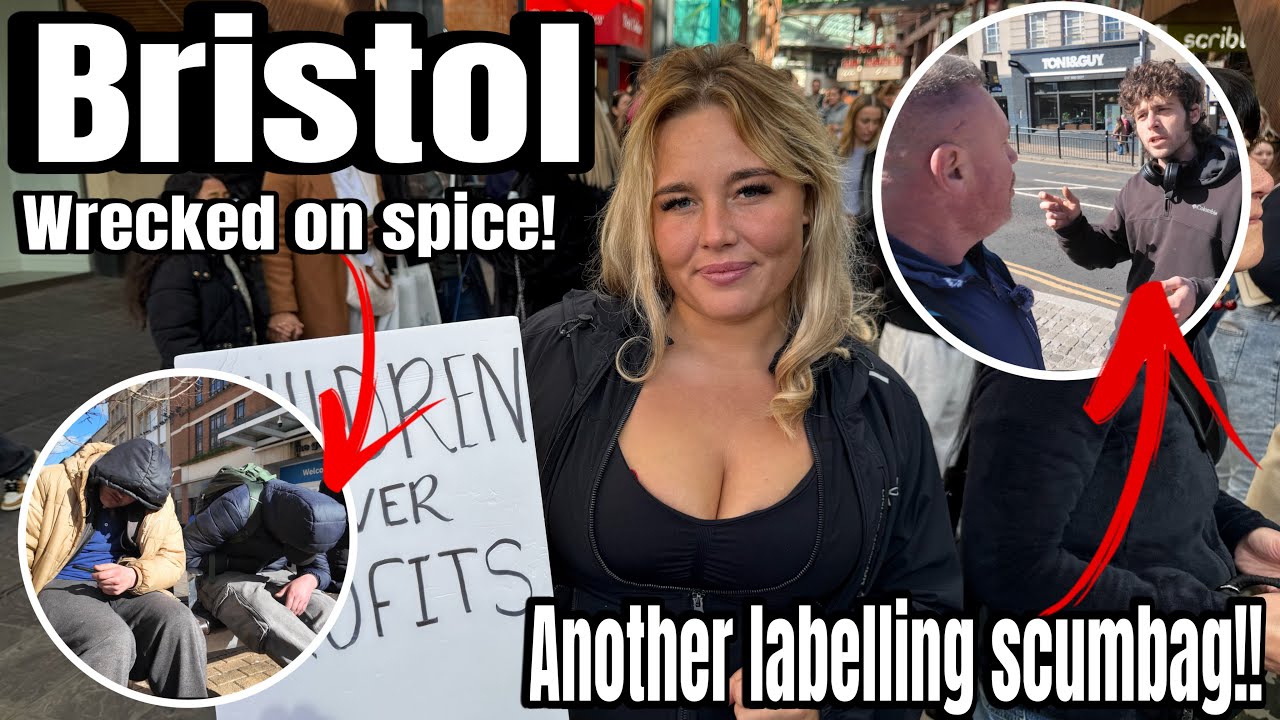 BRISTOL- Some Scumbags Out Today!! Young Girl Attacked By 15 Youths!! Lefty Coward Hurls Abuse!