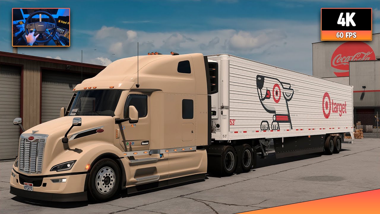 Peterbilt 579 + Cummins X15 | Alliance - Denver | ATS 1.57 4K Gameplay + Wheel Cam