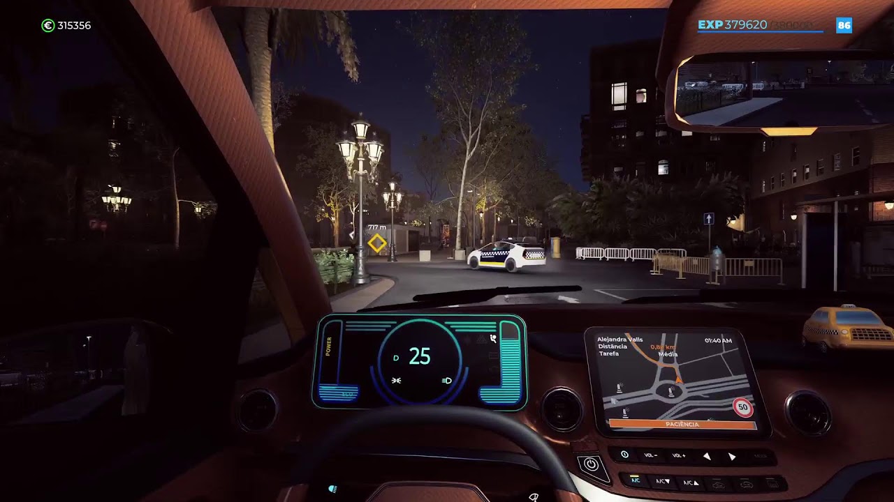Táxi Life A City Driving Simulator PS5 Transporte de Táxi e Encomendas na Cidade Barcelona Parte 180
