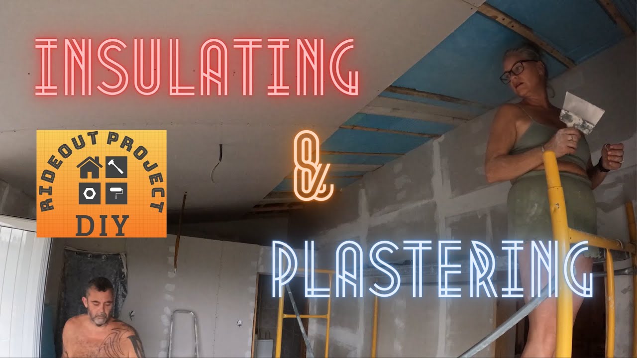 INSULATING AND PLASTERING CEILING, PORTUGAL FARMHOUSE, HOMESTEAD, RUIN, RENOVATION