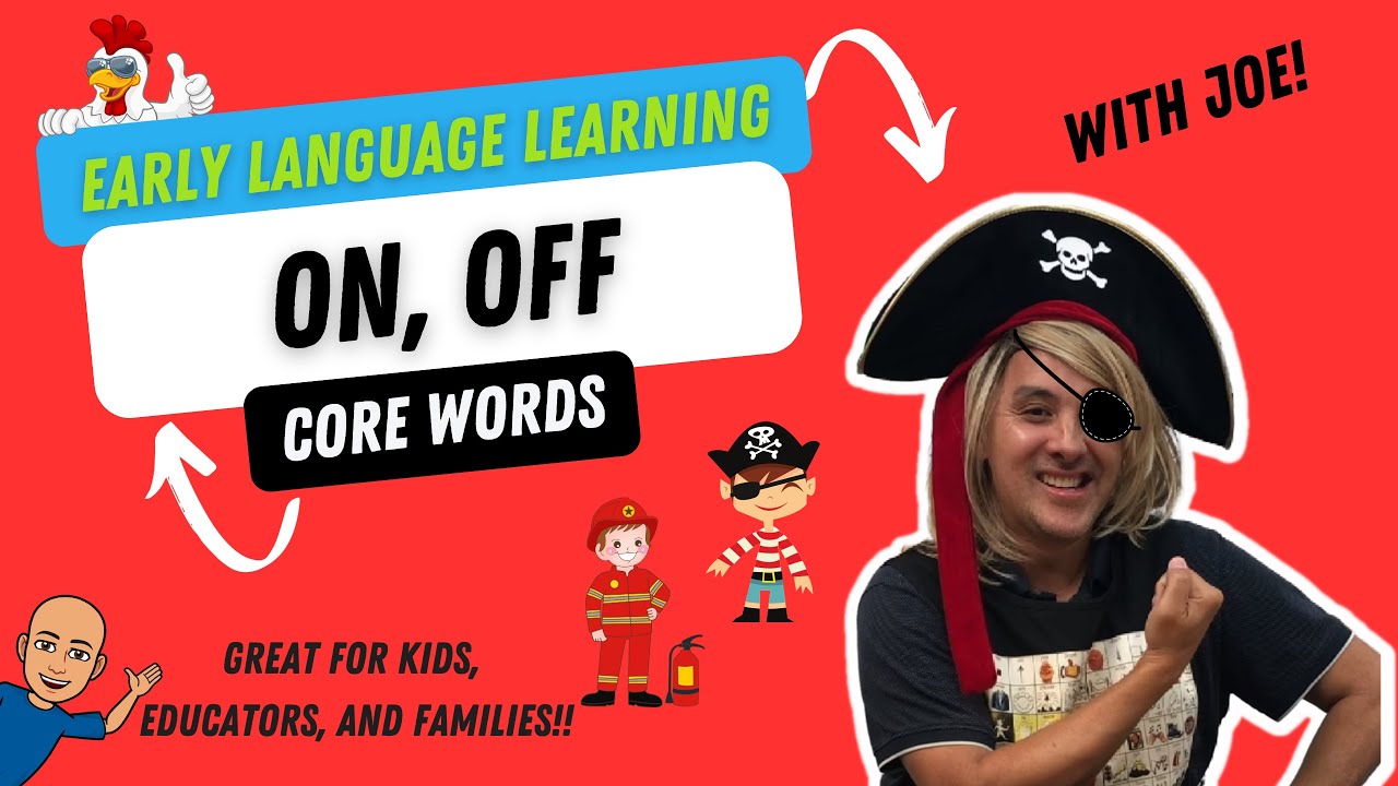 Fun with Hats! | Learn Core Words: On, Off | AAC | AAC, Speech Therapy & Early Language for Kids