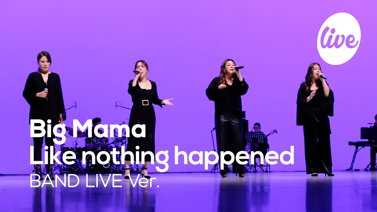 [4K] Bigmama - “Like nothing happened” Band LIVE Concert [it's Live] шоу живой музыки