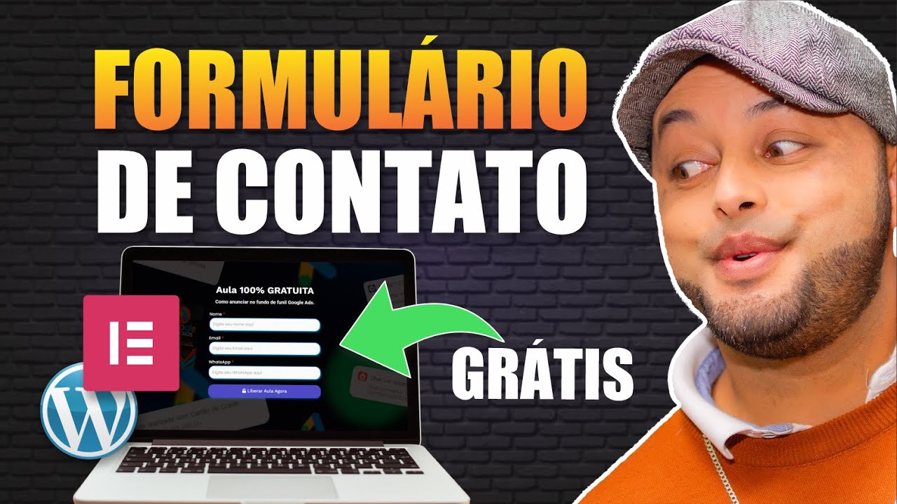 Como Criar um Formul&aacute;rio de Captura PROFISSIONAL no WordPress com Elementor GR&Aacute;TIS (Passo a Passo)