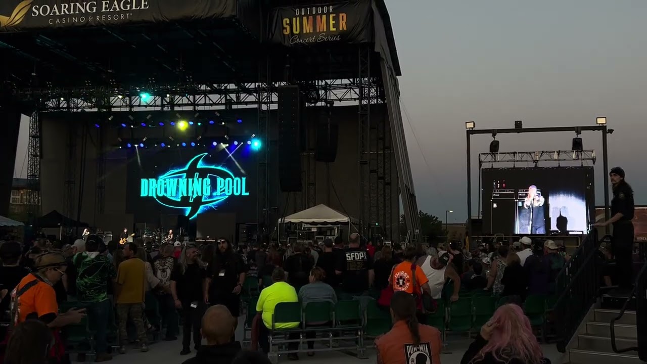 Drowning Pool: Feel like I do: Soaring eagle: Mt Pleasant MI: 9/1/25