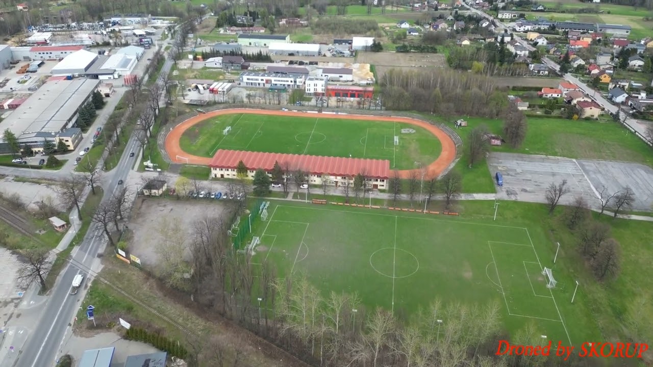 Brzeszcze kopalnia Tauron i stadion 4K