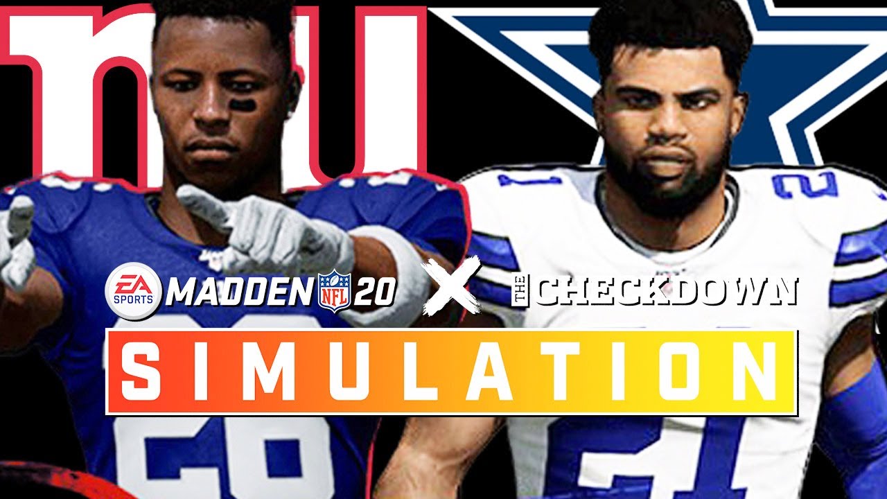 New York Giants vs. Dallas Cowboys Week 5 Full Game | Madden 2020 Season Simulation