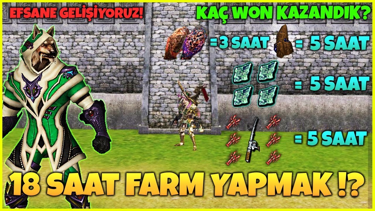 18 SAAT FARM YAPMAK!? l 30 LEVELDE EFSANE PARA KASIMI! l TOPLAM HASILAT? Metin2 TR [Ruby] Lucifer