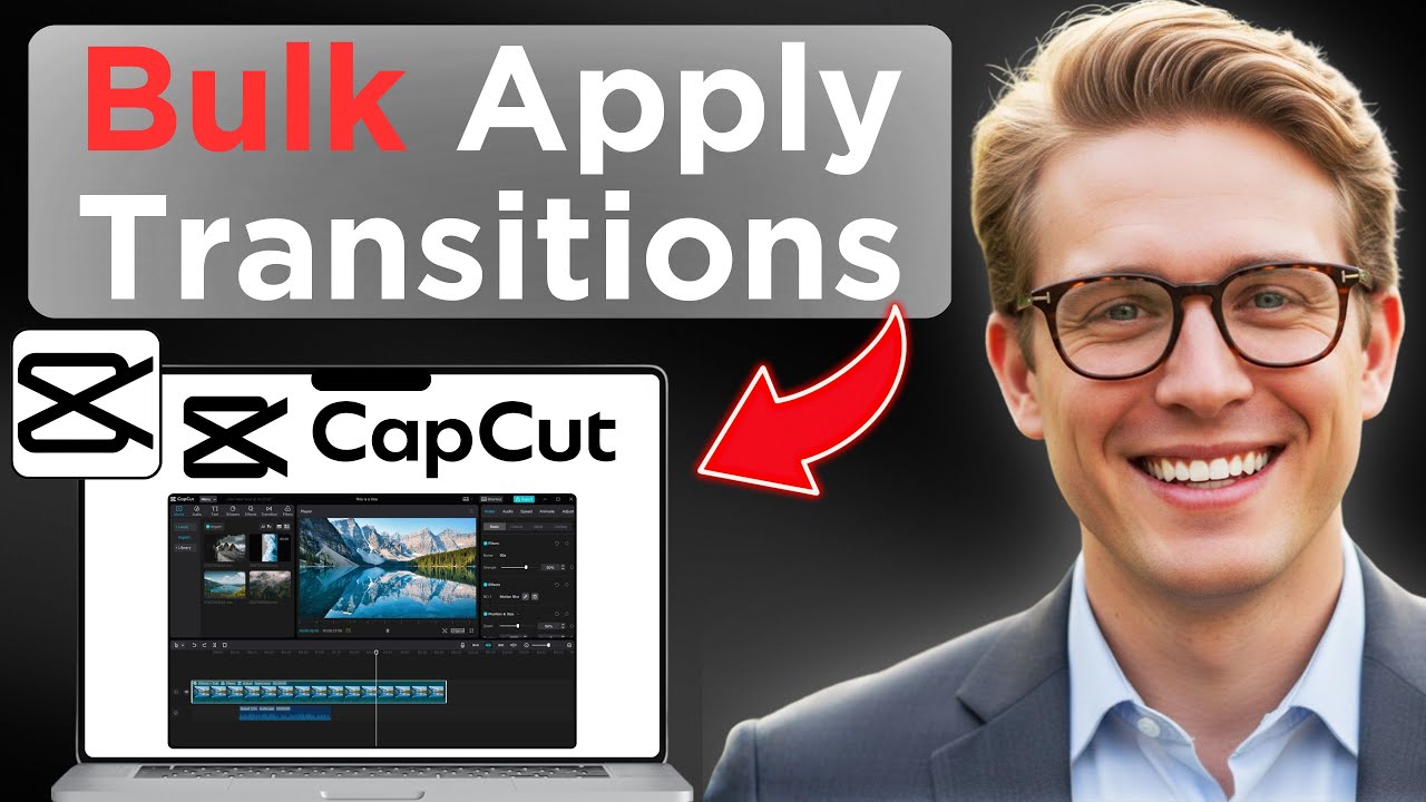 Как применить один и тот же переход ко всем клипам в CapCut (проверено)