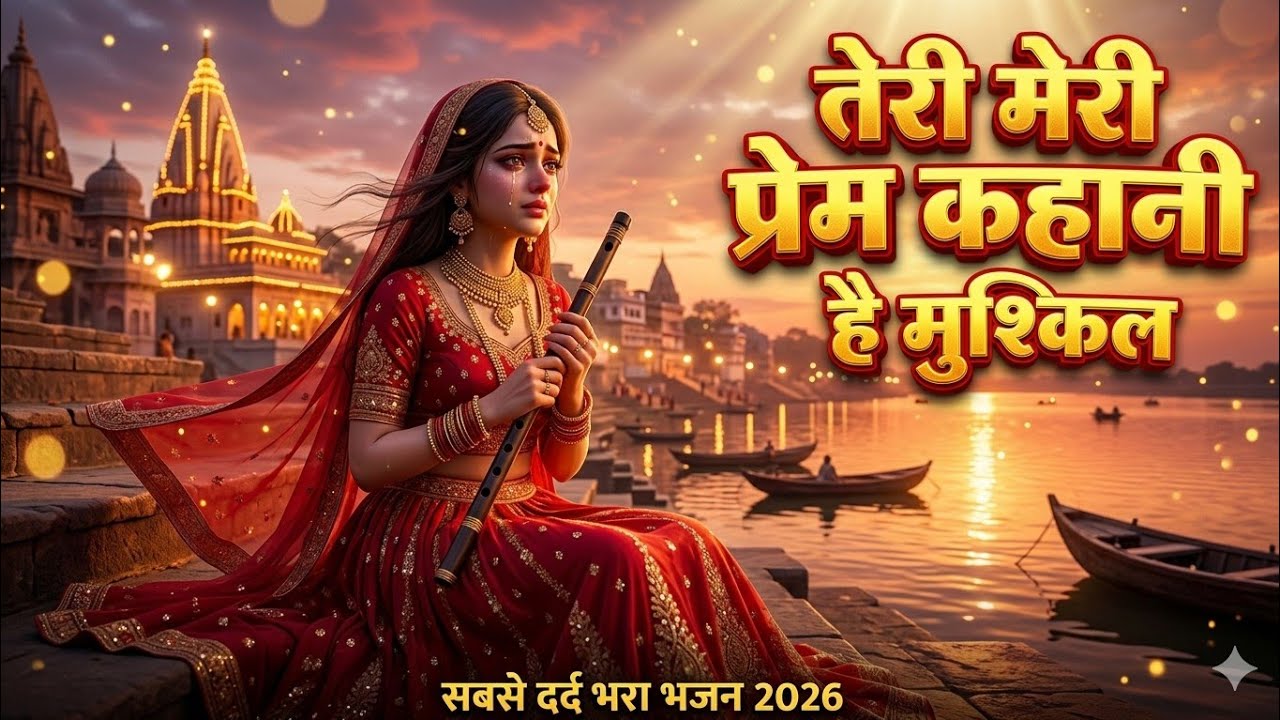Radha Krishna Love Bhajan | तेरी मेरी प्रेम कहानी है मुश्किल