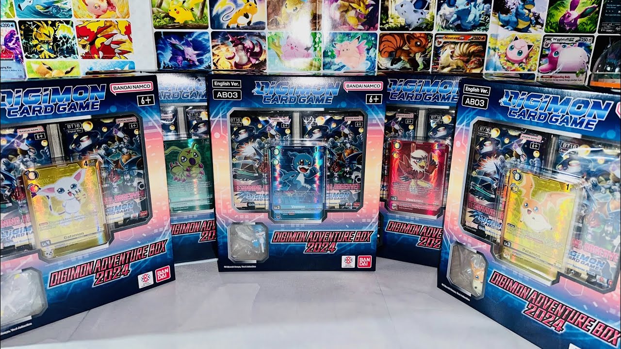 Digimon Card Game Digimon Adventure Box 2024 AB03 TCG Unboxing & Review