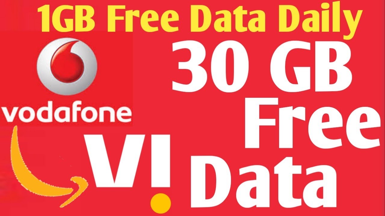 Vodafone Free Internet 30 GB Data For 30 Days [1GB daily] How to Get Vodafone Free Data For 30 Days?