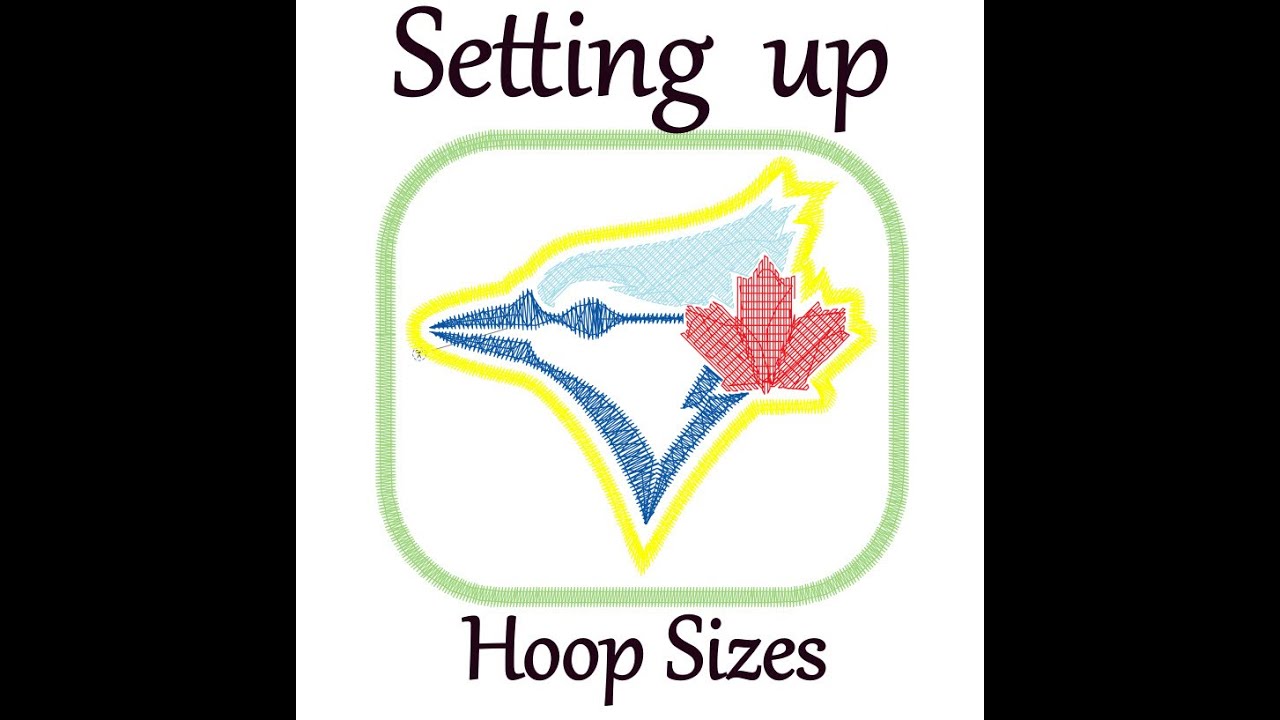 Different options for setting your hoop size
