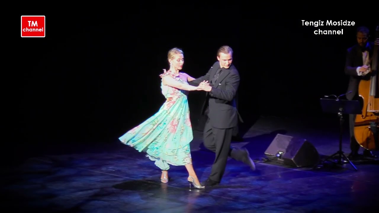 Tango dance performance. 🕺💃 Alina Sukretnaya and Dmitri Soldatov with “Solo Tango Orquesta”. Танго.