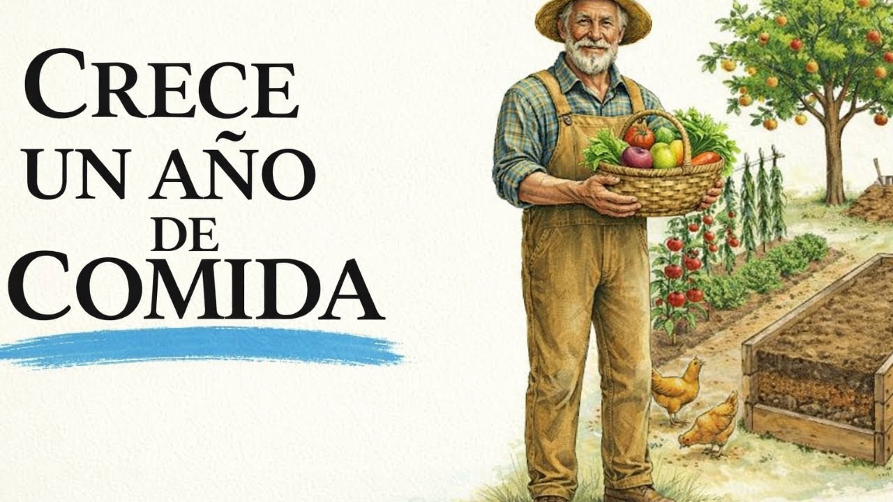 Cómo Alimentar a Tu Familia Durante un Año Usando Este Sistema de Huerto Casero