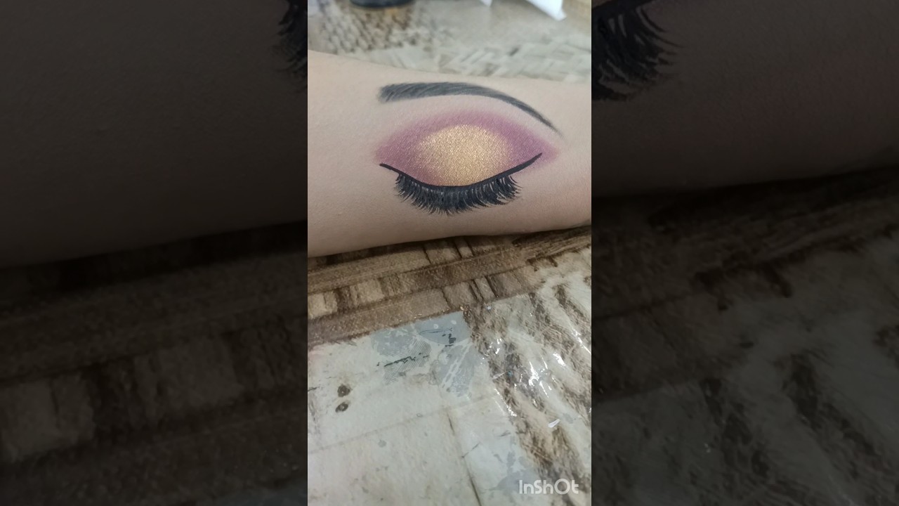 hand eye makeup, hath par eye makeup kaise kare #eyemakeuptutorial #shorts#viral
