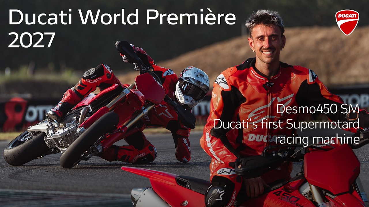 Ducati World Premi&egrave;re 2027 | Desmo450 SM | Ducati&rsquo;s first Supermotard racing machine