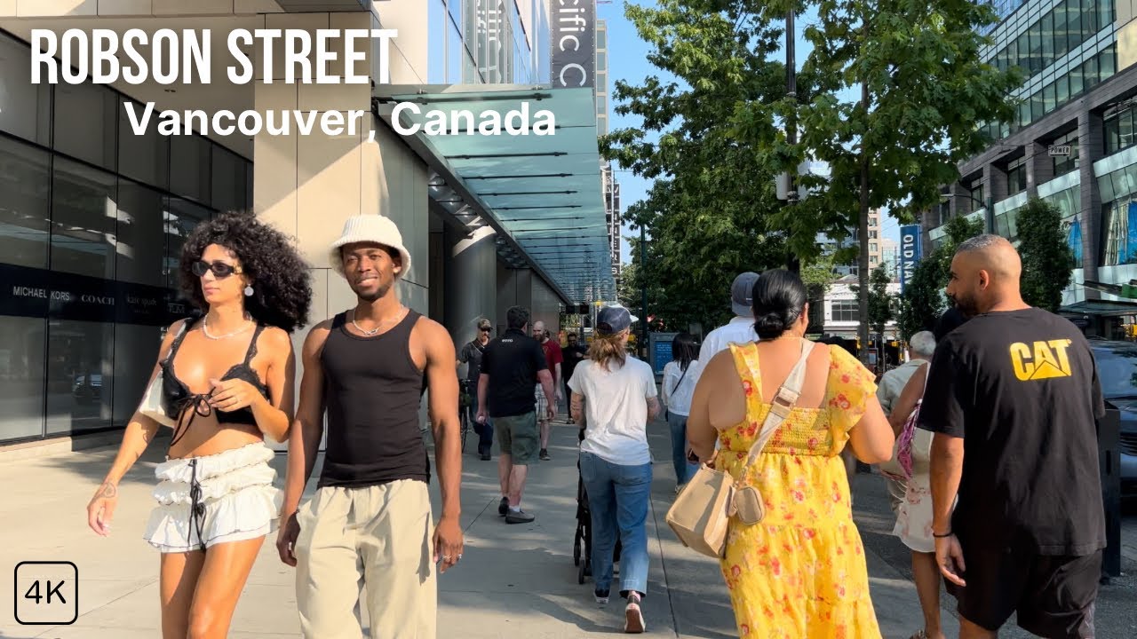 Exploring Vancouver's Most Iconic Shopping Street (Robson Street)