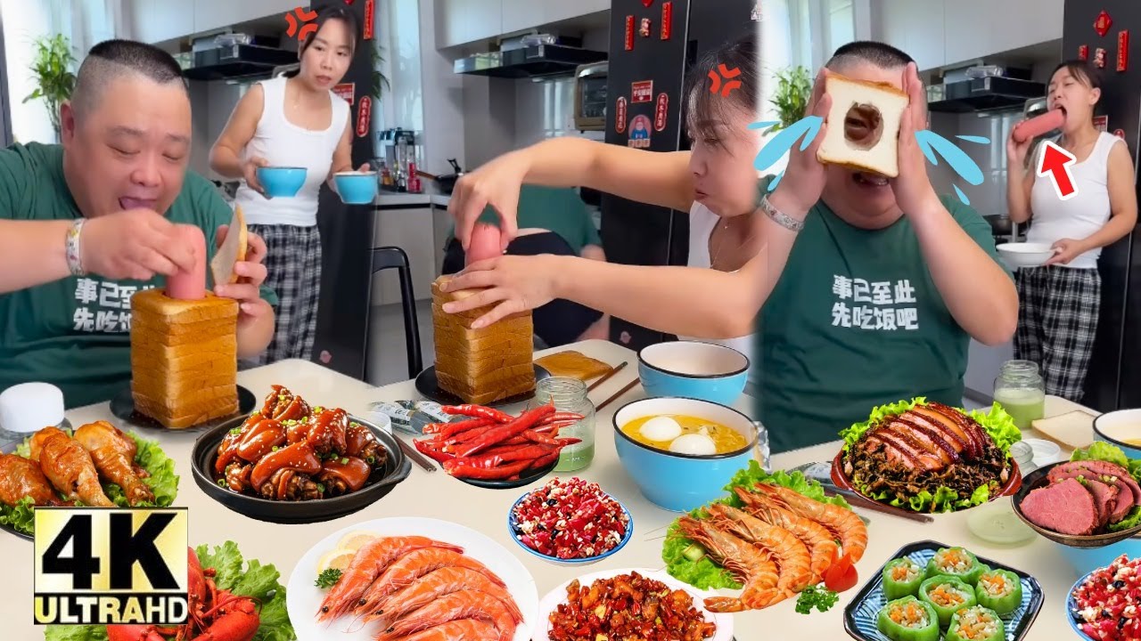 美味しい食べ物のASMR _ ASMR FOOD 🍜🍝🍜🥓🥢🍗