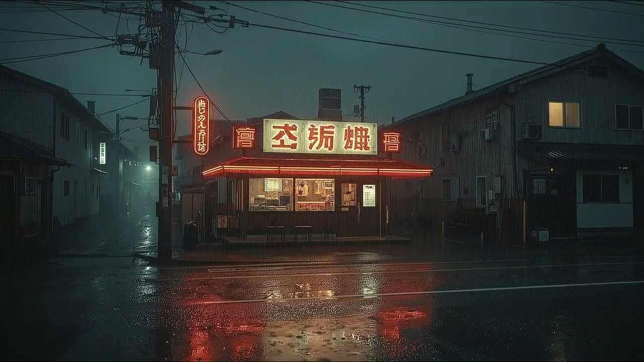 Sleepless Night Lofi 🌙 | Rain Sounds & Soft Beats