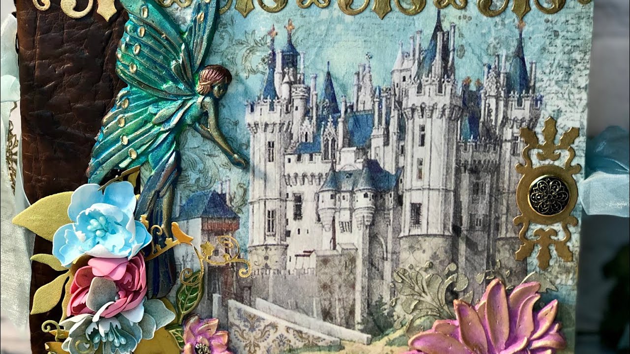 Stamperia Sleeping Beauty, Wonderland Album Overview. Scrapbooking, mix media, pop up, Handmade.