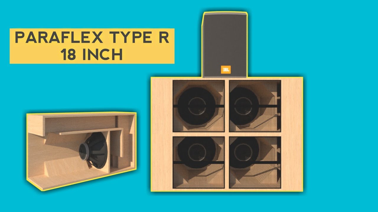 PARAFLEX TYPE R 18 INCH SUBWOOFER || SKEMA