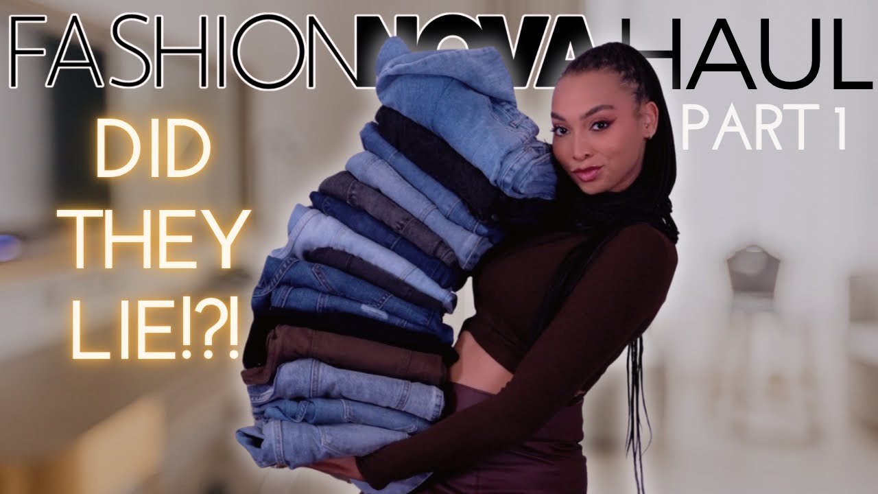 The BEST Jeans That Actually Fit Tall Girls? Fashion Nova Jeans Haul | Tall Girl: 5&rsquo;9&rdquo; & UP | Part 1