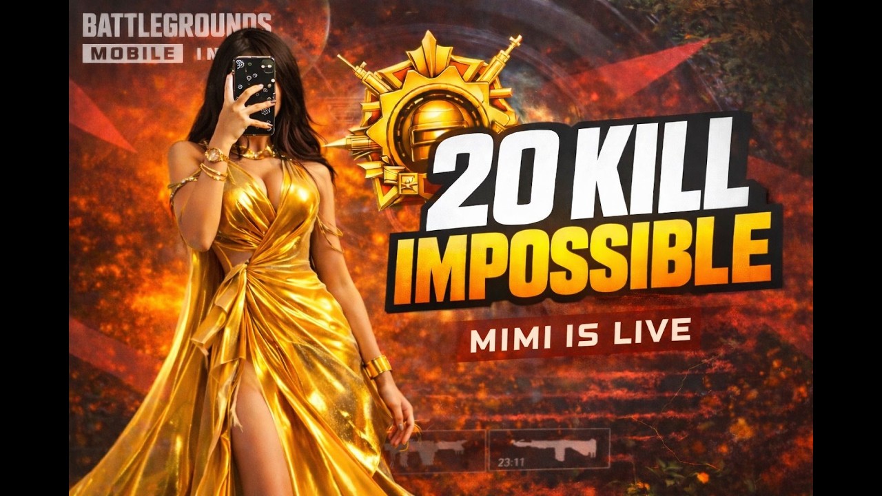 BGMI Girl Gamer Live 🔥 | Squad Wipe Gameplay | MIMI IS LIVE #bgmi #youtube
