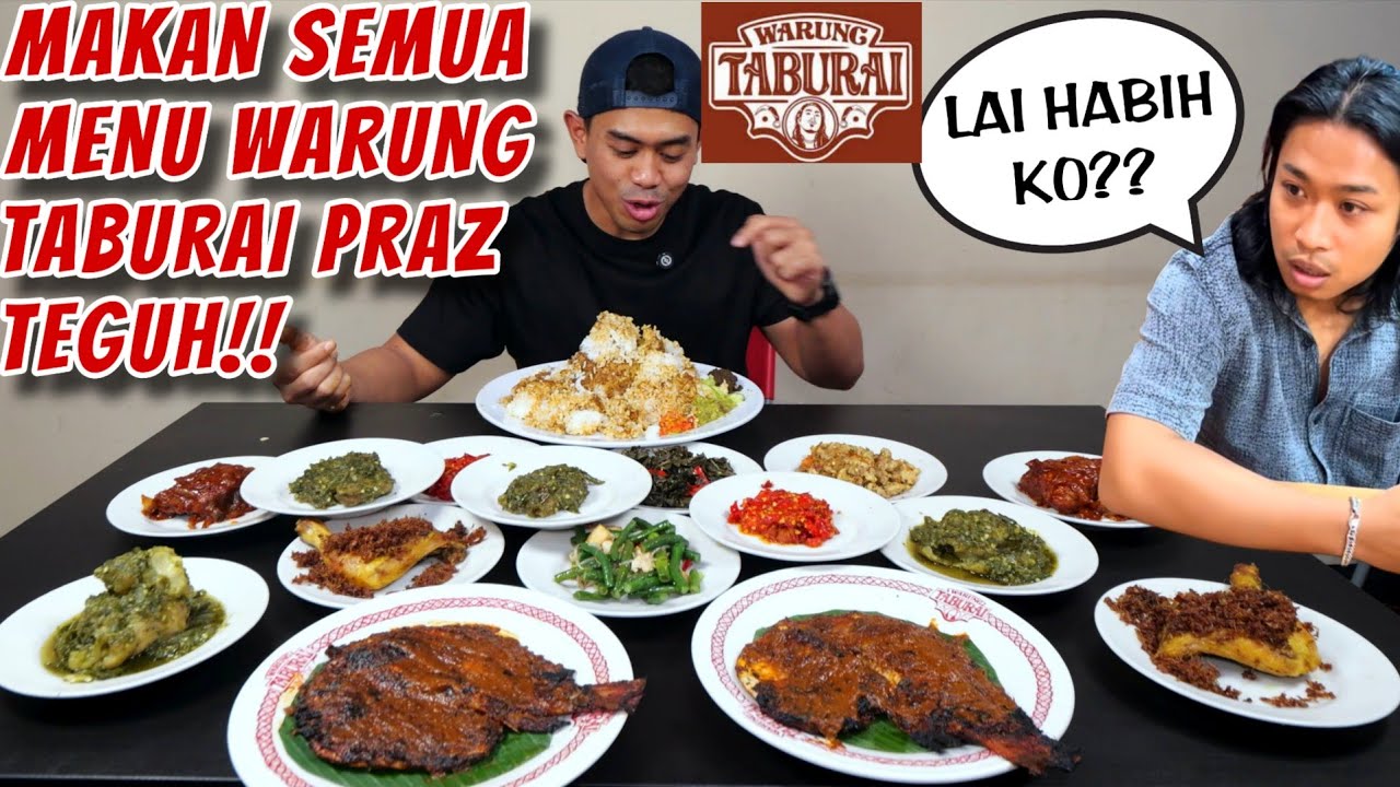 AKHIRNYA MUKBANG DI WARUNG TABURAI PRAZ TEGUH!!