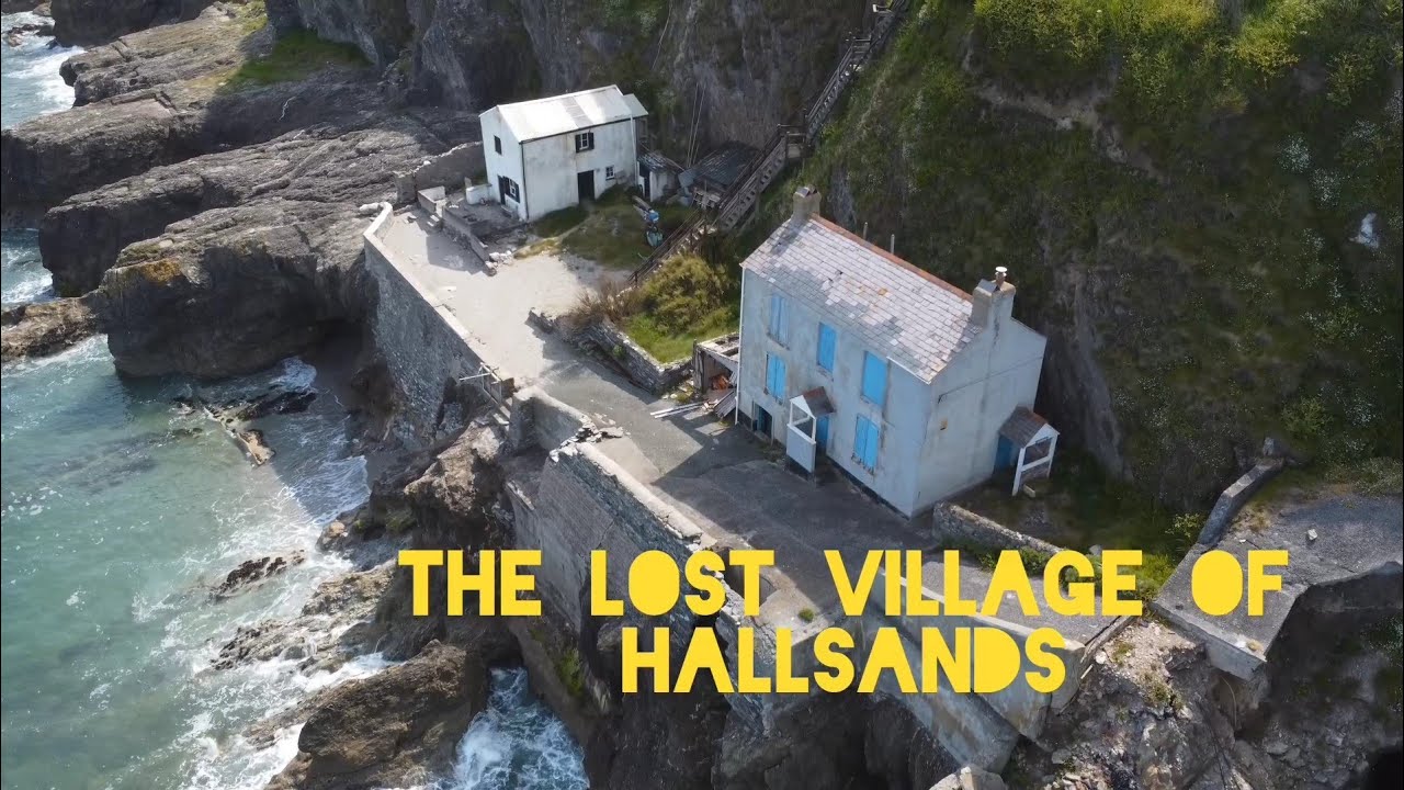 4K Drone The Lost Village of Hallsands 28.05.23 South Devon AONB
