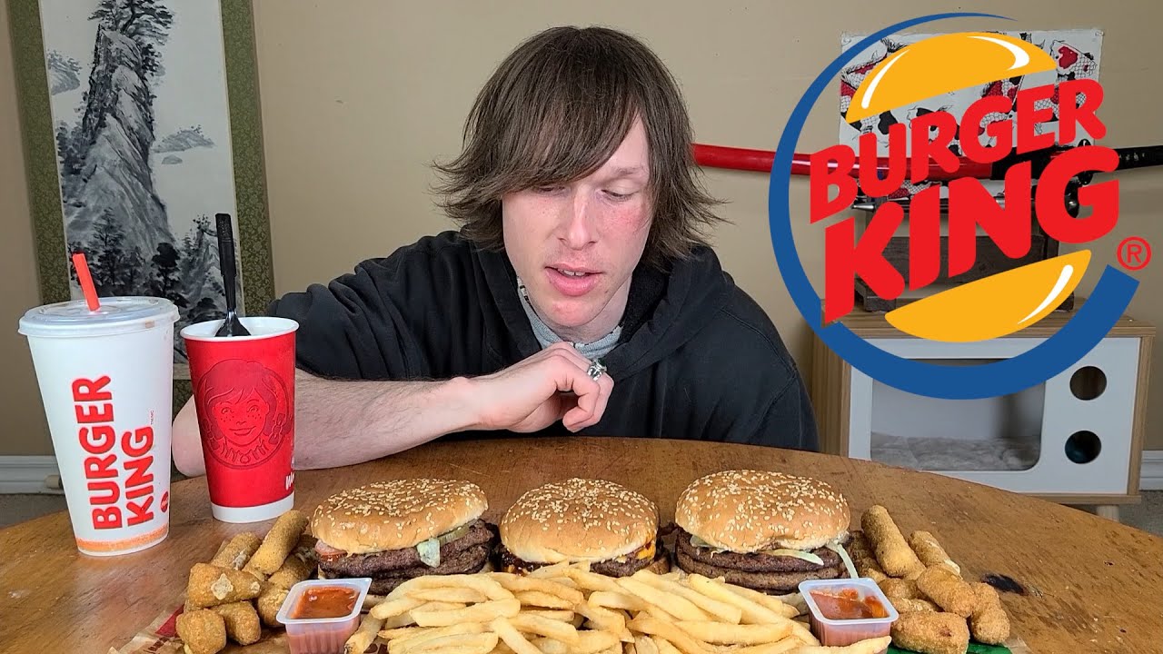 Burger King Triple Impossible Whopper vs Triple Whopper | BK Mukbang