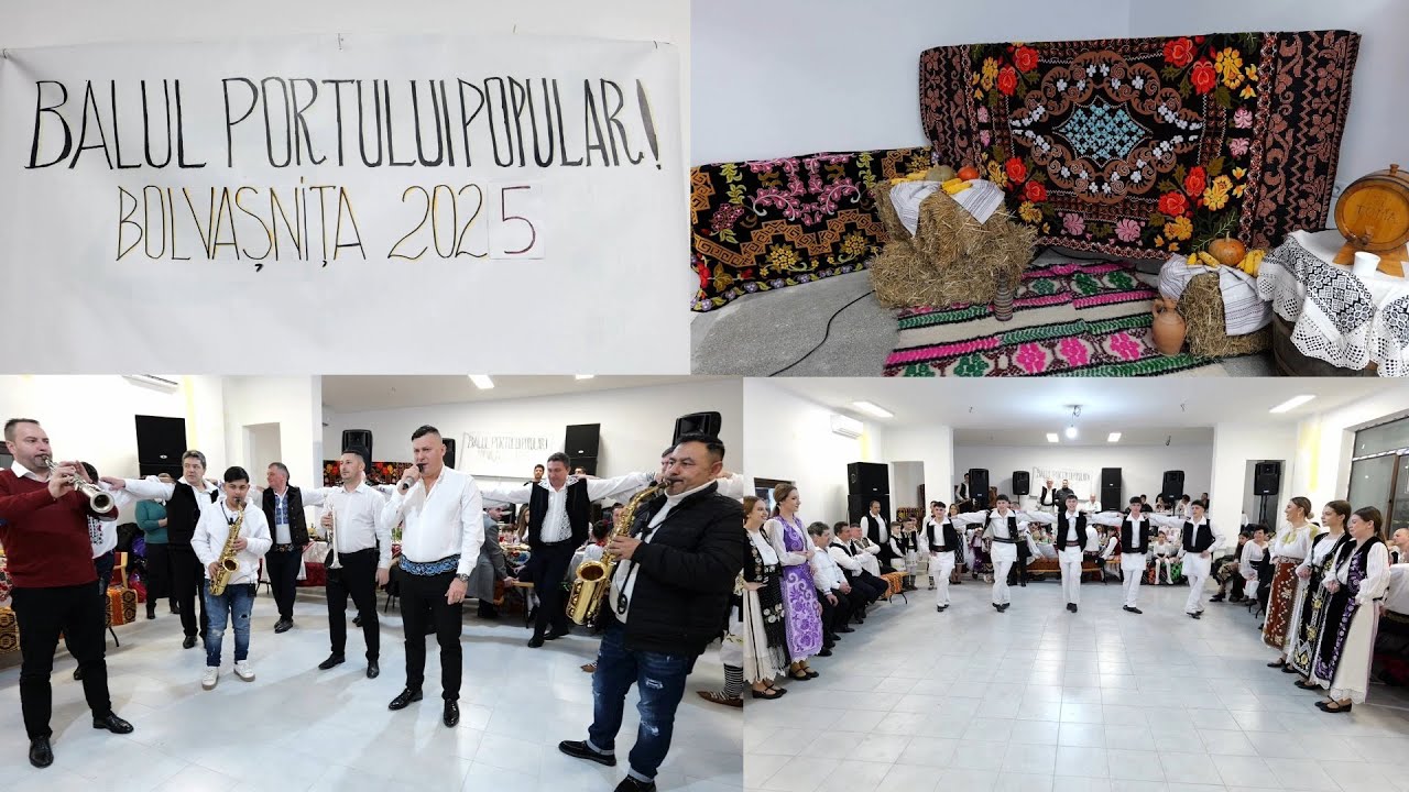 Claudiu Papava & Formatia -Colaj Brauri Live - Balul Portului Popular Bolvasnita 2025