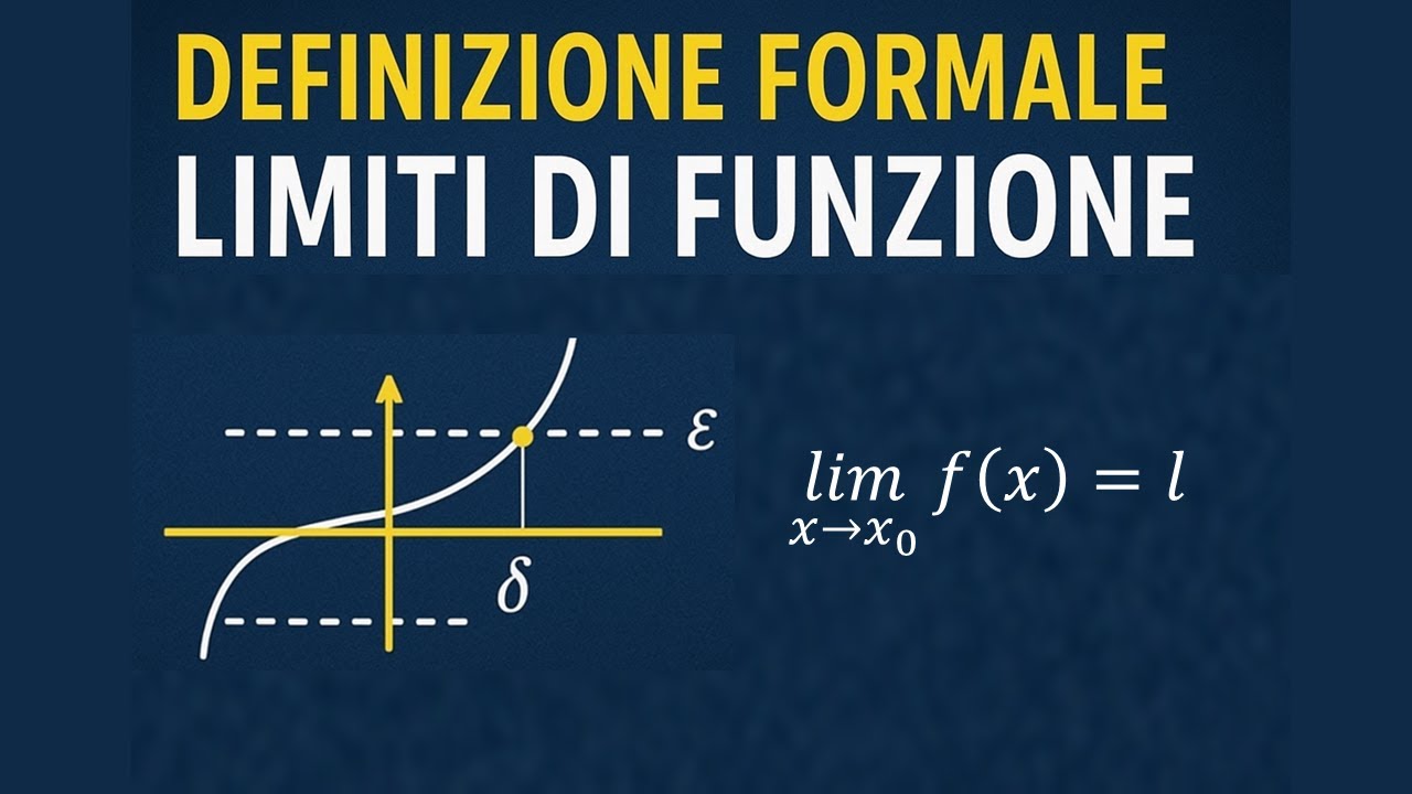 Definizione formale di limite di funzione