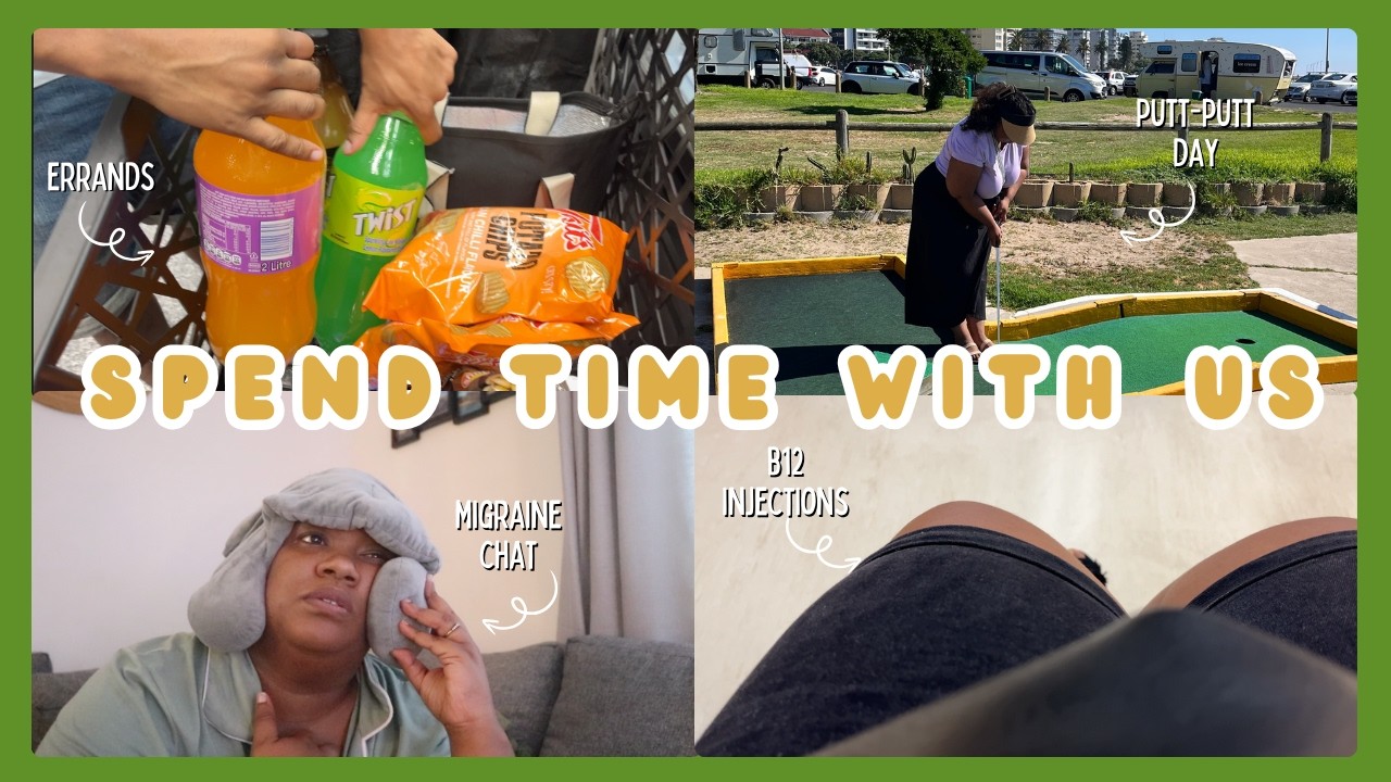 DAYS VLOG | Running Errands, Migraine Chats, Putt-putt day and more ...