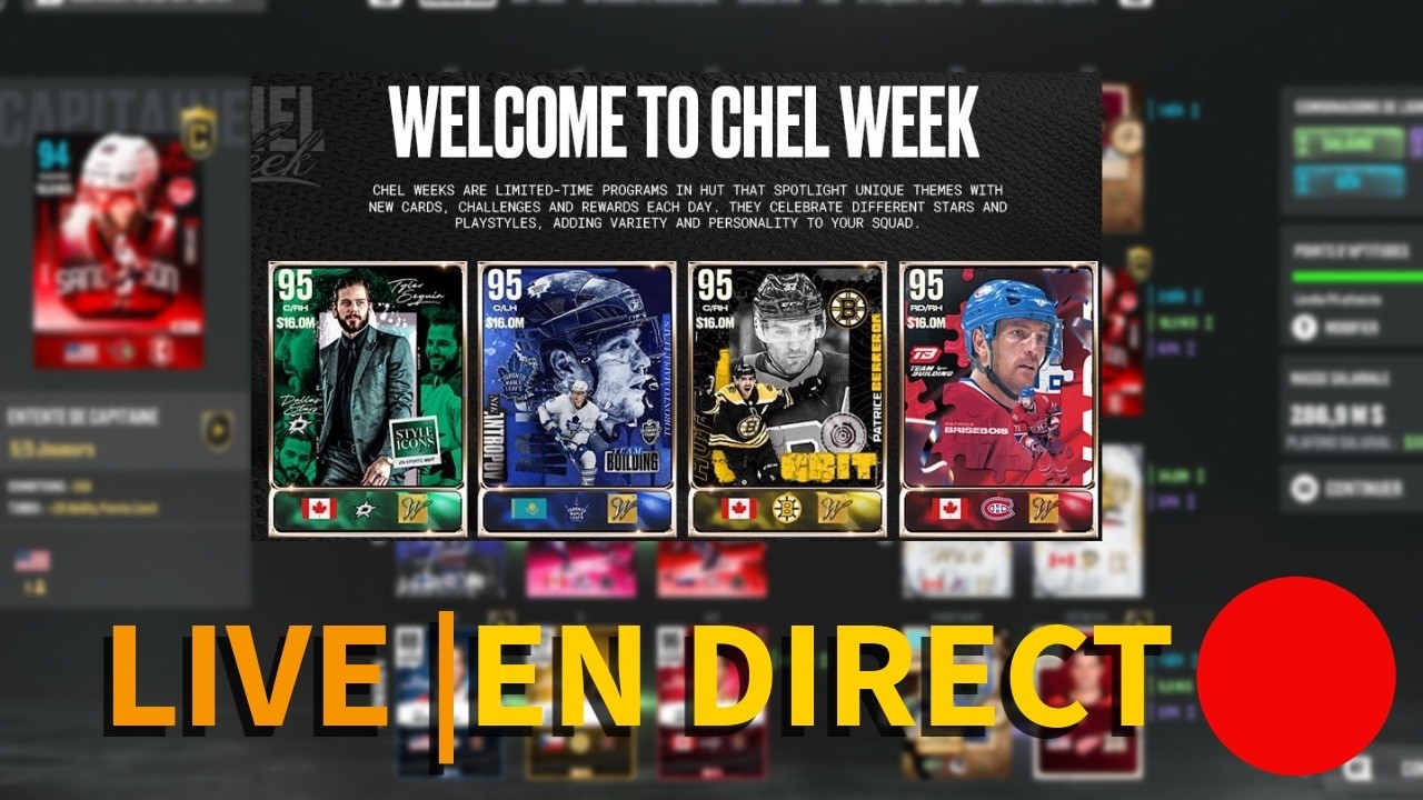 Live du lundi soir ! CHEL WEEK et RANKED | NHL 26 HUT LIVE