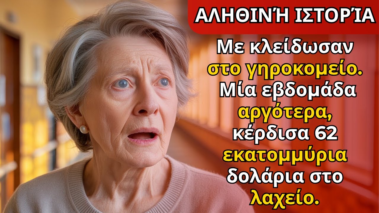 Με κλείδωσαν στο γηροκομείο. Μία εβδομάδα αργότερα, κέρδισα 62 εκατομμύρια στο λαχείο.