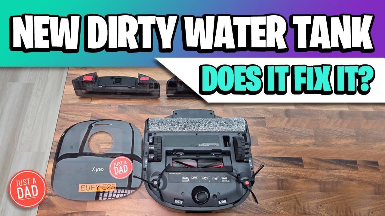 How To Fix Eufy E25, E28 Robot Vacuum Dripping Dirty Water?  Get a New Dirty Water Tank!
