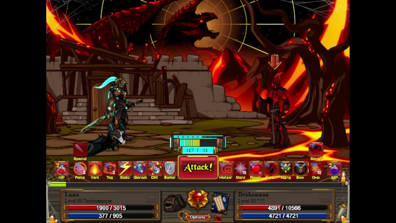 (UPDATED) DragonFable AARGH: Drakonnan - Technomancer (Full Budget)