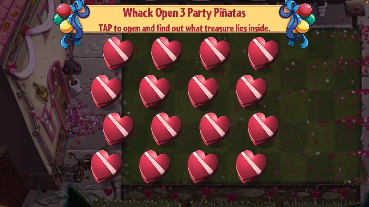 PvZ 2 Valentine’s level gameplay ￼