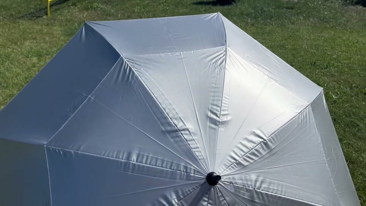 KEYHOT Sun Umbrella UV Protection 68 Inch UPF 50+ Double Canopy Vented Windproof Auto Open Umbrella