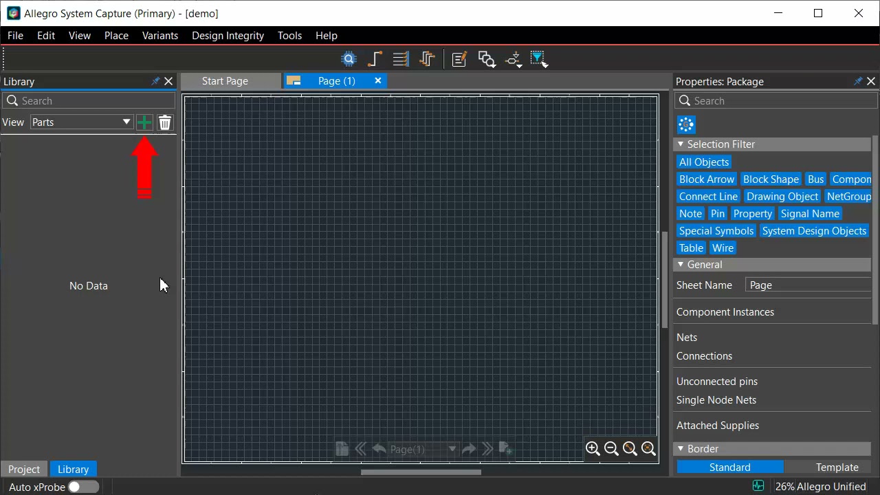 Creating Parts Using Templates in Allegro System Capture