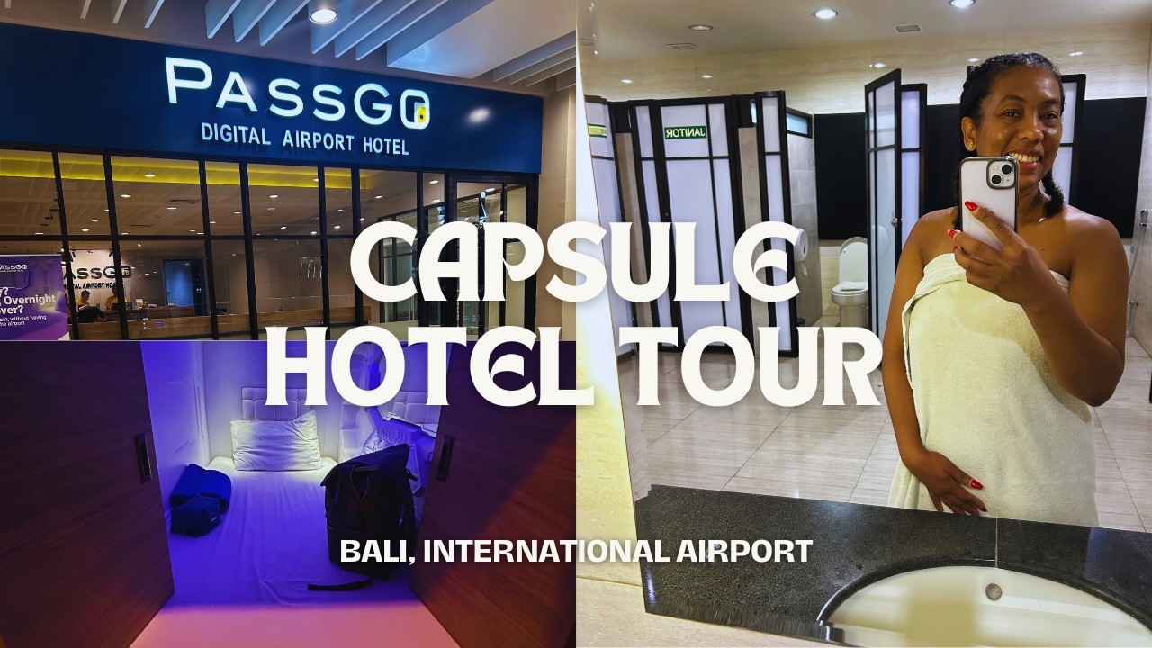 PassGo Digital Airport Capsule Hotel in Bali | Capsule Hotel Tour