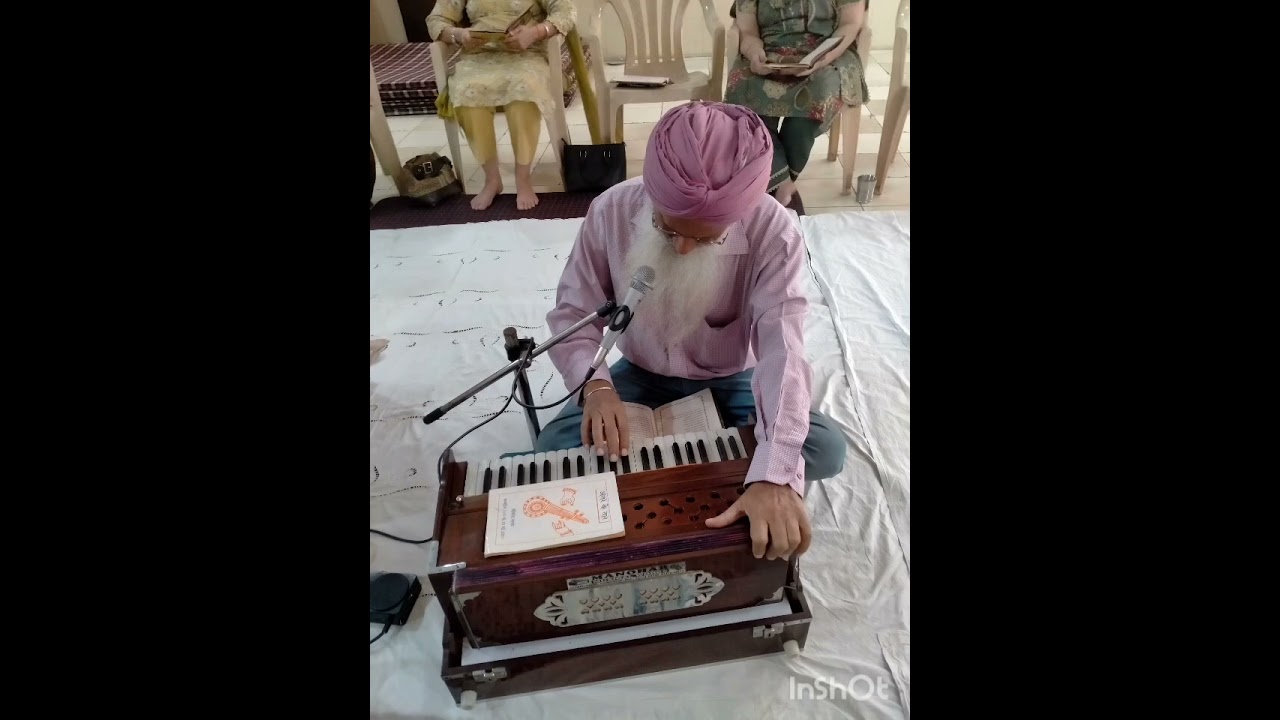 Bhajan..(Description box) written by Swami Shrikant ji Apte .Sung by Prof Sr Tajinder Singh Ji.